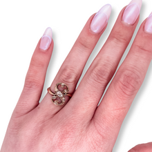 VICTORIAN ROSE CUT DIAMOND “S” RING