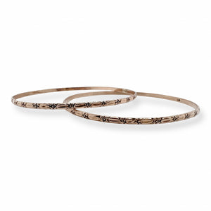 10K GOLD VICTORIAN BANGLES