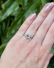 Vintage 1.96 Carat Old European-cut Diamond Engagement Ring GIA
