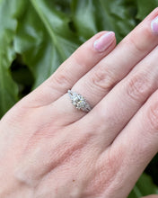 Vintage Platinum 1.07 Carat Old-European cut  Diamond Engagement Ring