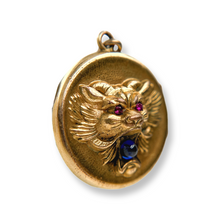 LION’S HEAD VICTORIAN LOCKET
