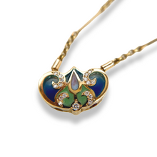 18K GOLD PLIQUE DU JOUR NECKLACE