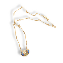 18K GOLD PLIQUE DU JOUR NECKLACE