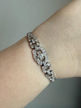 Art Deco Platinum 2.8 Carat Diamond Bracelet