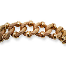 RETRO ITALIAN 18K GOLD LINK BRACELET