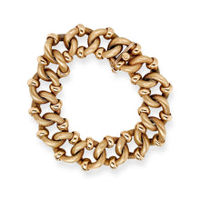 RETRO ITALIAN 18K GOLD LINK BRACELET