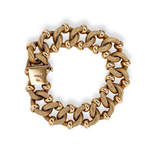 RETRO ITALIAN 18K GOLD LINK BRACELET