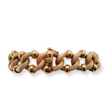 RETRO ITALIAN 18K GOLD LINK BRACELET