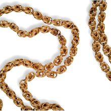 14K VICTORIAN SLIDE LINK PENDANT NECKLACE