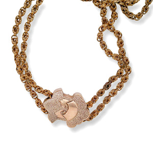 14K VICTORIAN SLIDE LINK PENDANT NECKLACE