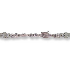 RETRO DIAMOND AND PLATINUM BRACELET