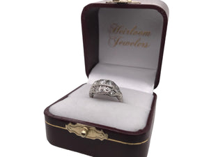 Edwardian Era Platinum 1.0CTW Diamond Cocktail Ring