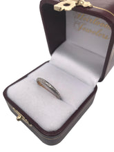 Vintage Engraved Wedding Band Platinum & 18K Yellow Gold Size 8