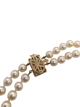 Retro Pearl Diamond Necklace 2 Carats