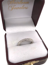 Vintage Platinum Diamond Eternity Band Size 6