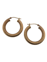 Vintage 14K Gold Hoop Earrings