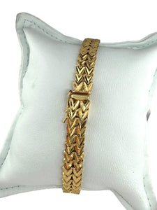 Retro 14K Yellow Gold Link Bracelet