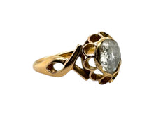 Victorian Era Rose Cut Diamond Engagement Ring