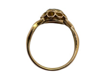 Victorian Era Rose Cut Diamond Engagement Ring
