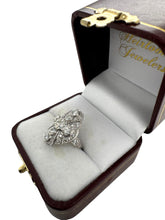 Art Deco Platinum 2 Carat Diamond Cocktail Ring