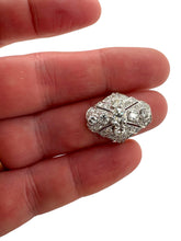 Art Deco Platinum 2 Carat Diamond Cocktail Ring