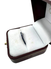 14K White Gold Sapphire Eternity Band Size 5