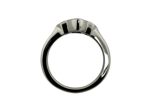 Custom Platinum Marquise Diamond Engagement Ring GIA