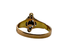 Vintage Rose Gold Opal & Diamond Petite Ring