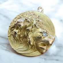 Vintage Lion Head Necklace Pendant