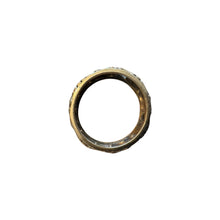 Vintage Rose Gold Ruby Eternity Band Bells & Flowers Size 5