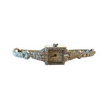 Vintage Platinum 2 Carat Old Cut Diamond Watch