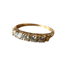 Vintage Yellow Gold Diamond Band 14K 1/2 Carat