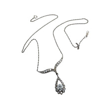 Vintage 1 Carat Diamond Necklace