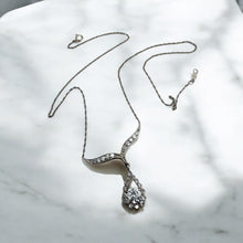 Vintage 1 Carat Diamond Necklace