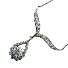 Vintage 1 Carat Diamond Necklace