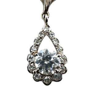 Vintage 1 Carat Diamond Necklace