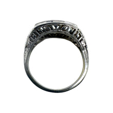 Vintage Art Deco Three Stone Old European Cut Diamond Ring