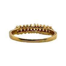 Vintage Estate Marquise Diamond Band 18K Yellow Gold