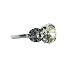 Vintage Art Deco Era 2.19 Carat Old European Cut Diamond Engagement Ring GIA