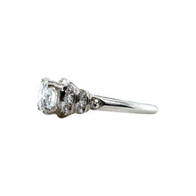 Vintage Platinum 1.15 Carat Old European Cut Diamond Engagement Ring