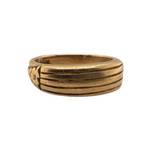 Heavy Vintage Gold Band Style Ring