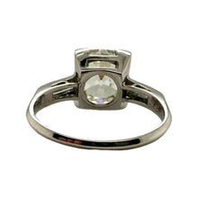 Vintage 2.01 Carat Antique Cushion Cut Diamond Engagement Ring GIA