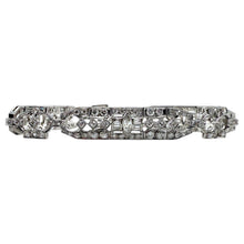 Vintage Art Deco Platinum 6 Carat Diamond Tennis Bracelet