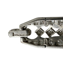 Vintage Art Deco Platinum 6 Carat Diamond Tennis Bracelet