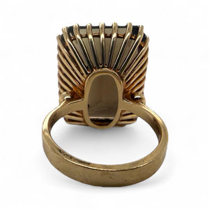Vintage Large Smoky Quartz Statement Ring