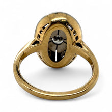 Vintage Two Toned Diamond Cocktail Ring 14K