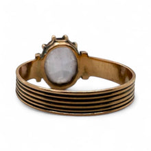 Vintage Victorian Era Rose Gold Amethyst Ring