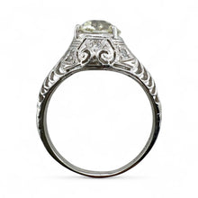Vintage Edwardian Era 1.5 Carat Diamond Platinum Engagement Ring