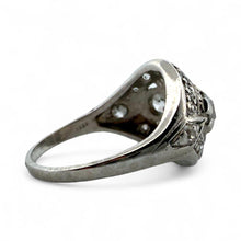 Vintage 1.3CTW Old European Cut Diamond Platinum Cocktail Ring
