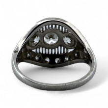 Vintage 1.3CTW Old European Cut Diamond Platinum Cocktail Ring